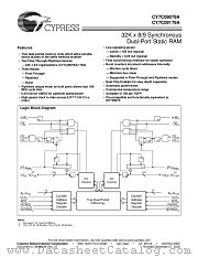 CY7C09179A-9AC datasheet pdf Cypress