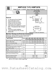 KBP151G datasheet pdf Taiwan Semiconductor