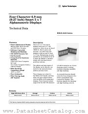 HDLO-3416 datasheet pdf Agilent (Hewlett-Packard)