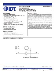 IDT74LVC541APY8 datasheet pdf IDT