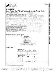 DS36C279M datasheet pdf National Semiconductor