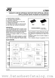 L7203STR datasheet pdf ST Microelectronics