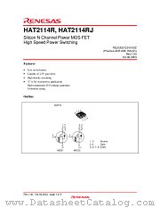 HAT2114R datasheet pdf Renesas