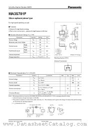MA3S781F datasheet pdf Panasonic