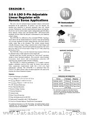 CS5253B-1 datasheet pdf ON Semiconductor