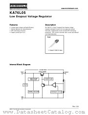 KA76L05ZBU datasheet pdf Fairchild Semiconductor