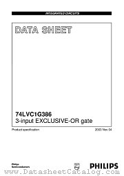 74LVC1G386GW datasheet pdf Philips