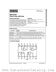 MM74HC08SJ datasheet pdf Fairchild Semiconductor