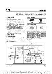 TDA7479ADTR datasheet pdf ST Microelectronics