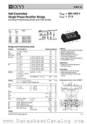 VHFD16-16IO1 datasheet pdf IXYS