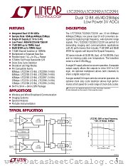 LTC2292 datasheet pdf Linear Technology
