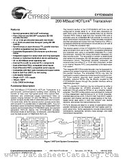 CY7C924ADX-AI datasheet pdf Cypress