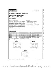 MM74C04N datasheet pdf Fairchild Semiconductor