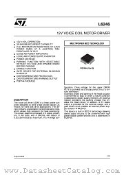 L6246ES4 datasheet pdf ST Microelectronics