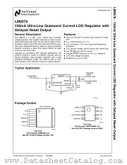 LM9076SX-5.0 datasheet pdf National Semiconductor