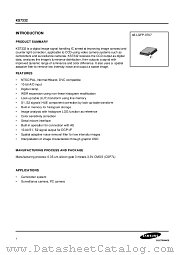 S5C7332A datasheet pdf Samsung Electronic