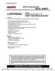 LC87F5564A datasheet pdf SANYO