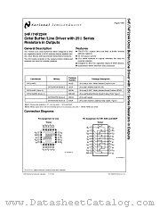 5962-9325001MSA(54F2244FMQB) datasheet pdf National Semiconductor