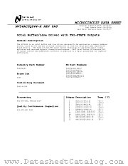 5962R9218601V2A(54ACTQ244ERQMLV) datasheet pdf National Semiconductor