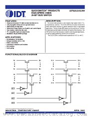 QS32X2384Q1 datasheet pdf IDT
