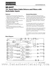 ML6427CSX datasheet pdf Fairchild Semiconductor
