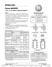 NTHD4102PT1G datasheet pdf ON Semiconductor