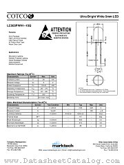 LC503PWH1-15Q datasheet pdf Marktech Optoelectronics