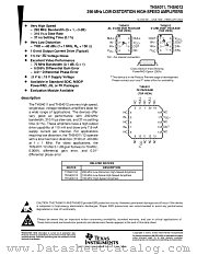 THS4012CDGNRG4 datasheet pdf Texas Instruments