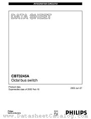 CBT3245AD datasheet pdf Philips