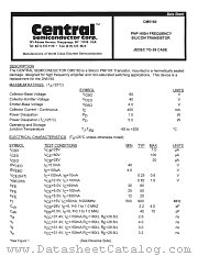CM5160 datasheet pdf Central Semiconductor