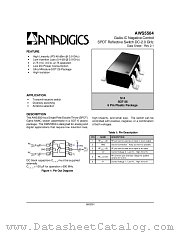 AWS5504 datasheet pdf Anadigics Inc