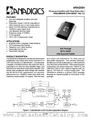ARA2004 datasheet pdf Anadigics Inc