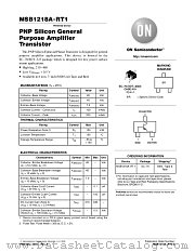 MSB1218A-RT1 datasheet pdf ON Semiconductor