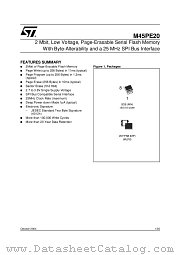 M45PE20-VMN6P datasheet pdf ST Microelectronics