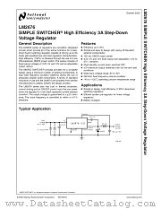 LM2676SD-5.0 datasheet pdf National Semiconductor