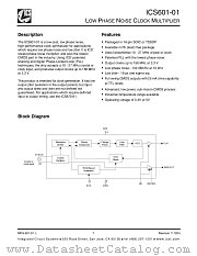 ICS601-01 datasheet pdf Texas Instruments