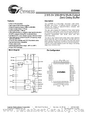 CY2V995AI datasheet pdf Cypress