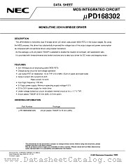 UPD168302 datasheet pdf NEC
