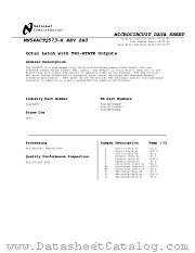 5962-9219401M2A(54ACTQ573LMQB) datasheet pdf National Semiconductor