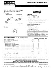 HUFA76429D3ST datasheet pdf Fairchild Semiconductor