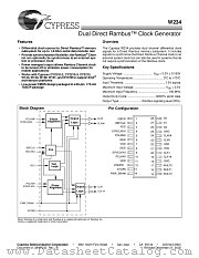 W234 datasheet pdf Cypress