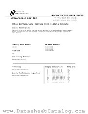 JM38510R75705BSA datasheet pdf National Semiconductor