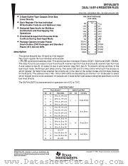 SN74ALS870NSR datasheet pdf Texas Instruments