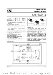 VIPER100ASP13TR datasheet pdf ST Microelectronics