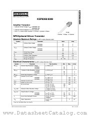 KSP8098CTA datasheet pdf Fairchild Semiconductor