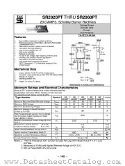 SR2040PT datasheet pdf Taiwan Semiconductor