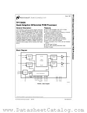 TP11362AV datasheet pdf National Semiconductor