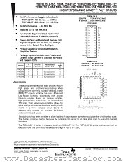 TIBPAL20L8-5CNT datasheet pdf Texas Instruments