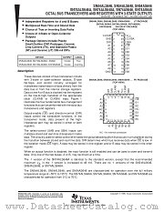 SNJ54AS646W datasheet pdf Texas Instruments