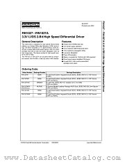 FIN1027MX datasheet pdf Fairchild Semiconductor